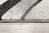 2' X 4' Gray Abstract Dhurrie Area Rug